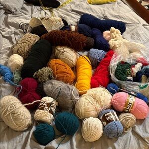 Vintage yarn- stored in my cedar closet for over 20 years. 5lbs